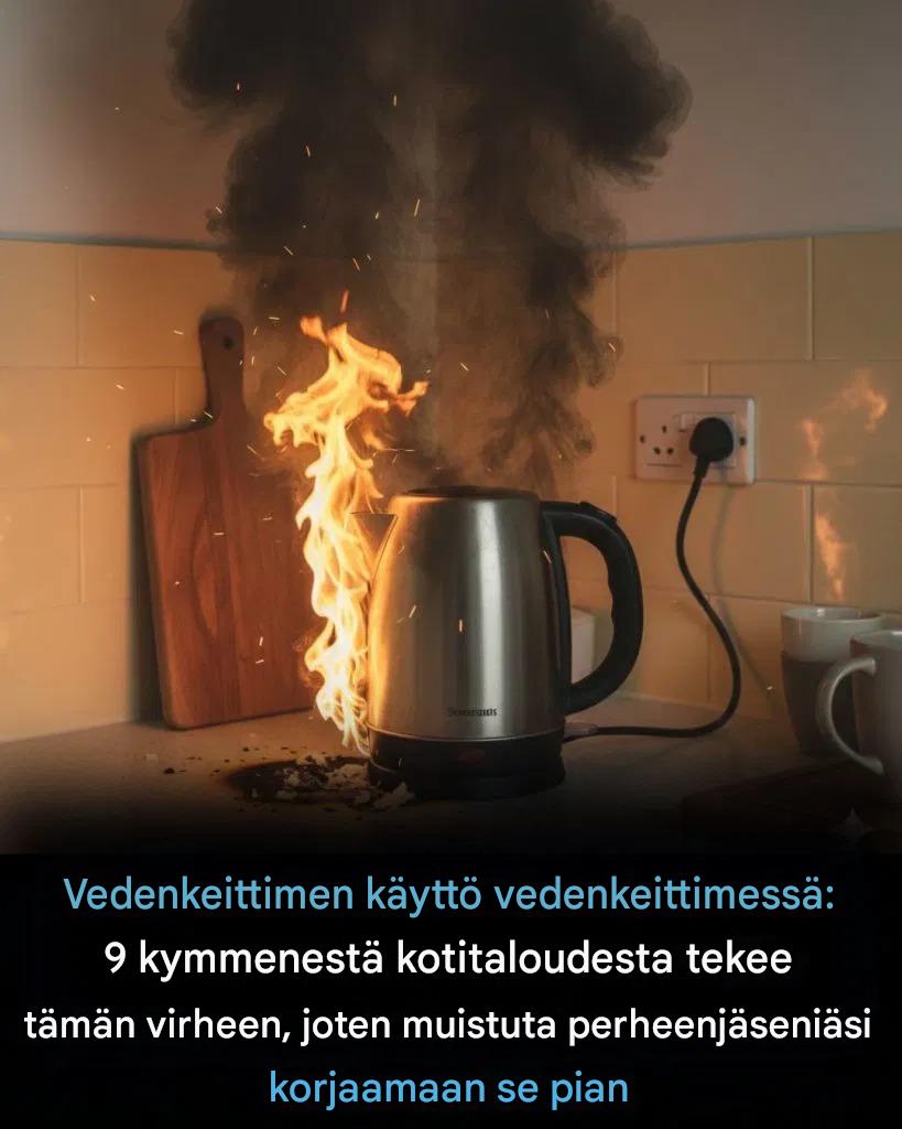 Vedenkeittimen käyttö vedenkeittimeen: 9 kymmenestä kotitaloudesta tekee tämän virheen, joten muistuta perheenjäseniäsi korjaamaan se pian