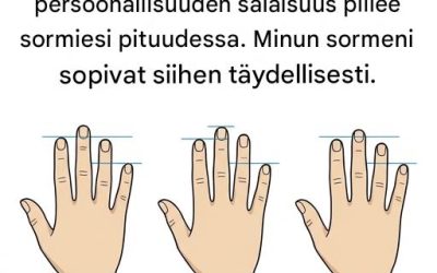 Sormiesi koko paljastaa totuuden persoonallisuudestasi – mitä omasi kertovat?