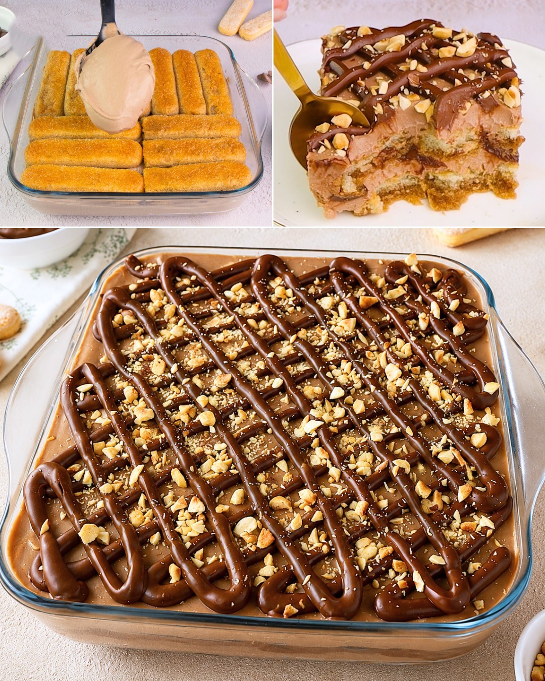 Tiramisù pähkinäkermalla – helppo ja herkullinen jälkiruoka
