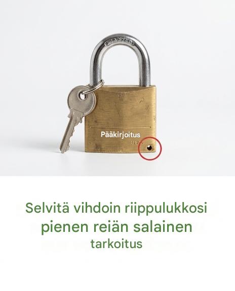 Pienen reiän salaisuus riippulukkosi alla paljastui vihdoin
