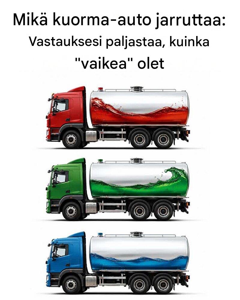 Mikä kuorma-auto jarruttaa: Vastauksesi paljastaa, kuinka “vaikea” olet