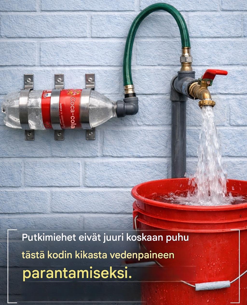 Putkimiehet eivät juuri koskaan puhu tästä kodin kikasta vedenpaineen parantamiseksi