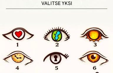 Näkötesti: Kumpi silmä sinua eniten kiehtoo? Valitse yksi, niin kerron sinulle, miten näet maailman.