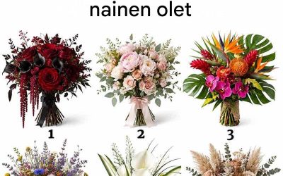 Sinun täytyy valita vain yksi kimppu: Vastauksesi paljastaa, millainen nainen olet