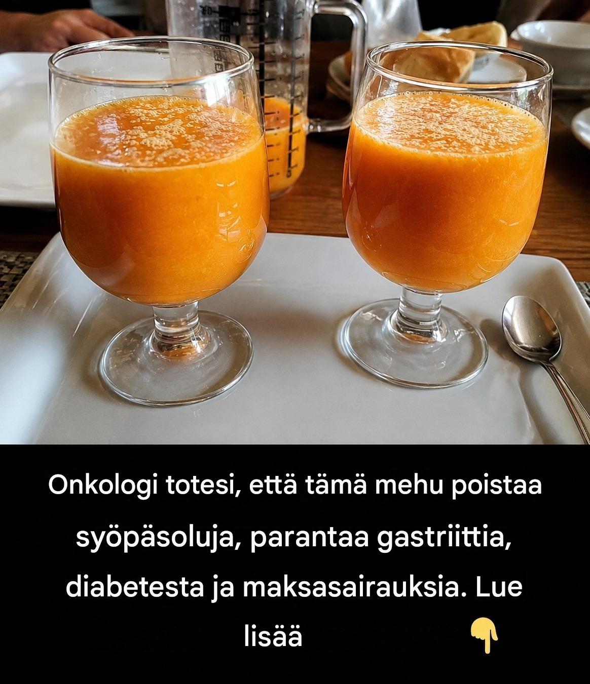 Onkologi totesi, että tämä mehu poistaa syöpäsoluja, parantaa gastriittia, diabetesta ja maksasairautta.