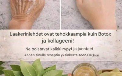 Laakerinlehdet ihonhoitoon
