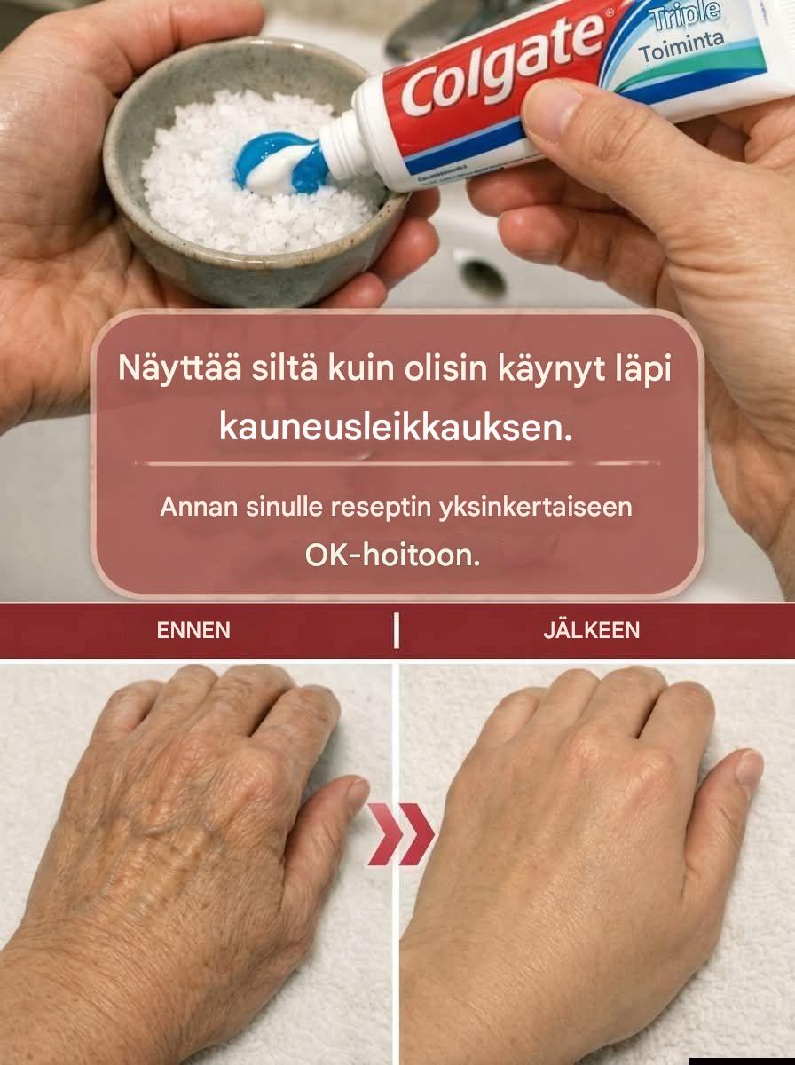 Kuinka hammastahna voi parantaa ikäläiskien ja ryppyjen ulkonäköä luonnollisesti