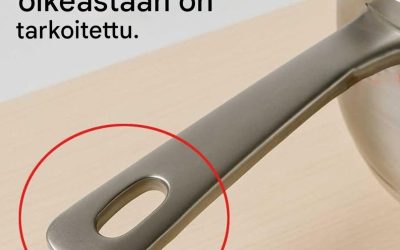 Mikä on kattilan kahvan reiän todellinen tarkoitus?