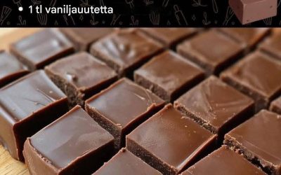 Nopea ja helppo 3 minuutin fudgeresepti