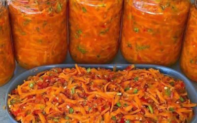 Korealaistyylinen raastettu porkkanasalaatti (Morkovcha)