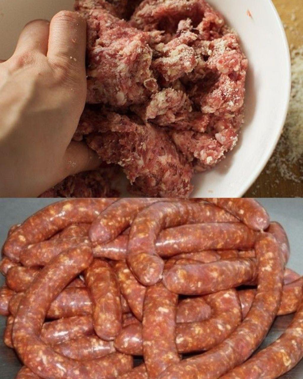 Kotitekoiset maustetut naudan- ja kananmakkarat