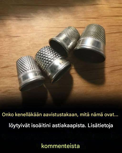 Mitä nämä salaperäiset metalliesineet ovat?