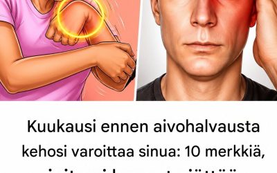 10 aivohalvauksen varoitusmerkkiä, jotka kannattaa havaita kuukausi etukäteen