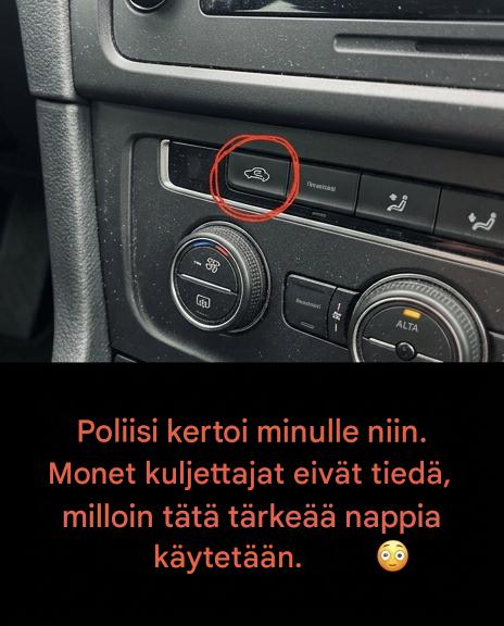 Ilmankierrätyspainikkeen piilotettu rooli ajokokemuksessasi
