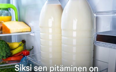 Miksi maidon säilyttäminen jääkaapin ovessa nopeuttaa sen pilaantumista