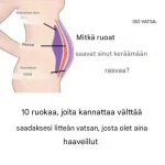 10 ruokaa, joita kannattaa välttää saadaksesi unelmiesi litteän vatsan